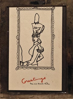 „Kuhn Family Holiday Card“ Walt Kuhn, Grußkarte der amerikanischen Moderne