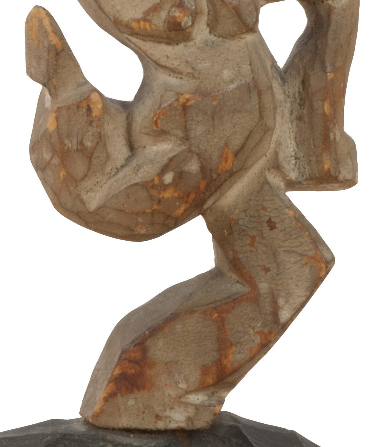 untitled (Dancing Figure) - Abstract Sculpture by Walt Kuhn