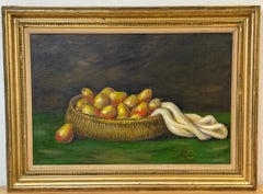 Walt Kuhn (1877-1949) Bodegón con peras en cesta, 1947