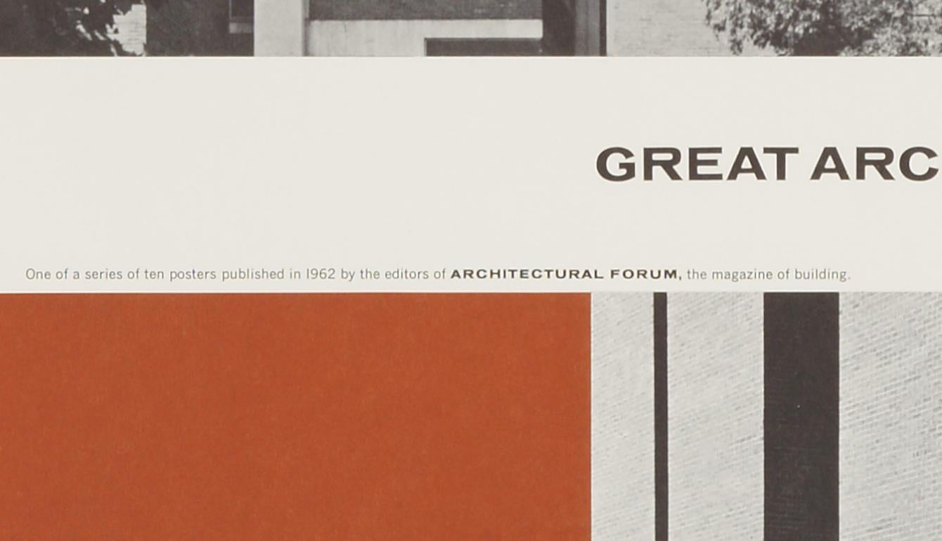 Great Architecture for the Sixties – Medical Research Building by Louis Kahn - Print by Walter Allner