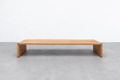 Walter Antonis 'Passe Partout' Eschenholz-Lattenbank oder niedriger Tisch für Arspect