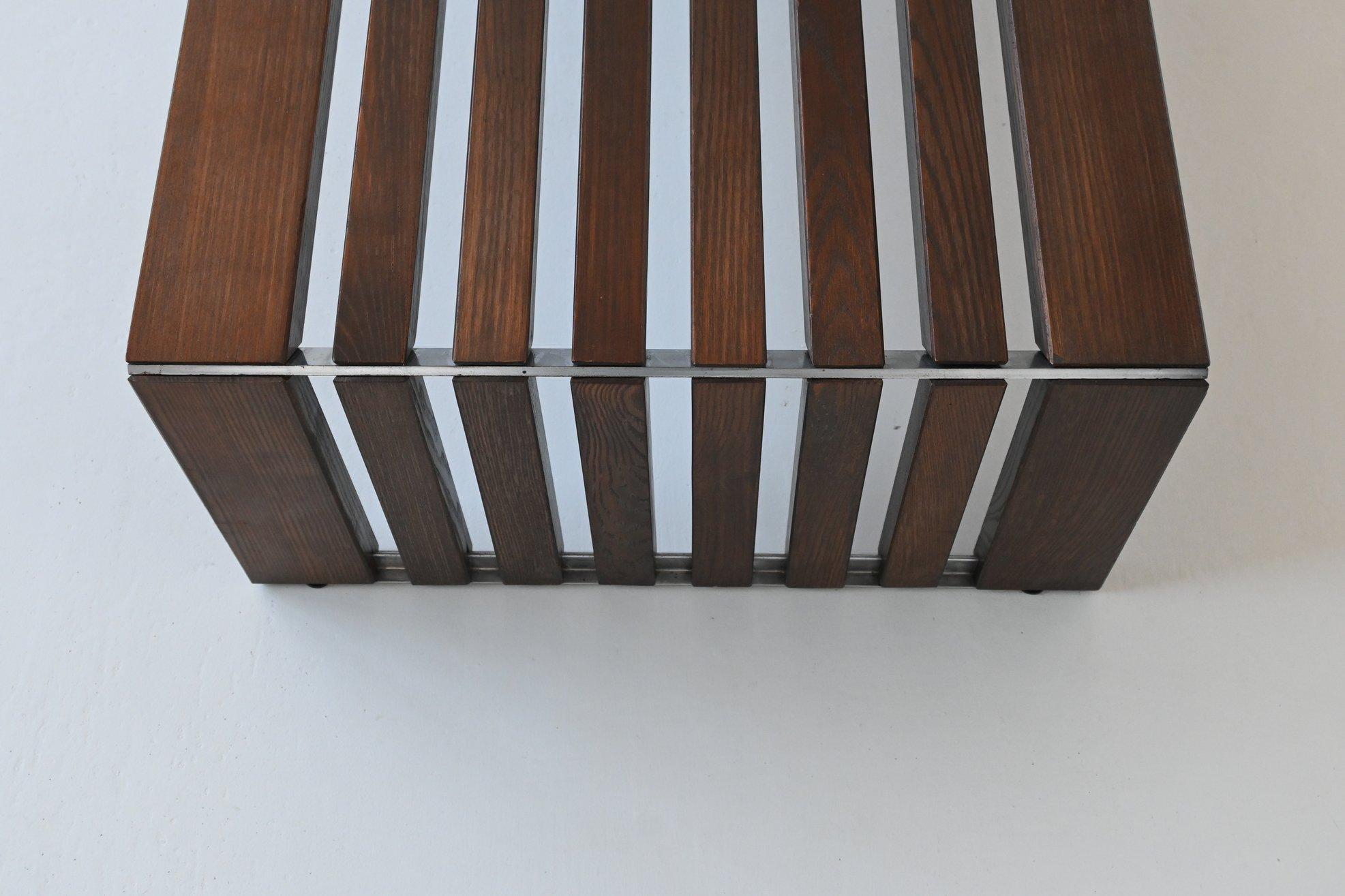 Walter Antonis “Passe Partout” slat bench in ash Arspect The Netherlands 1970 3