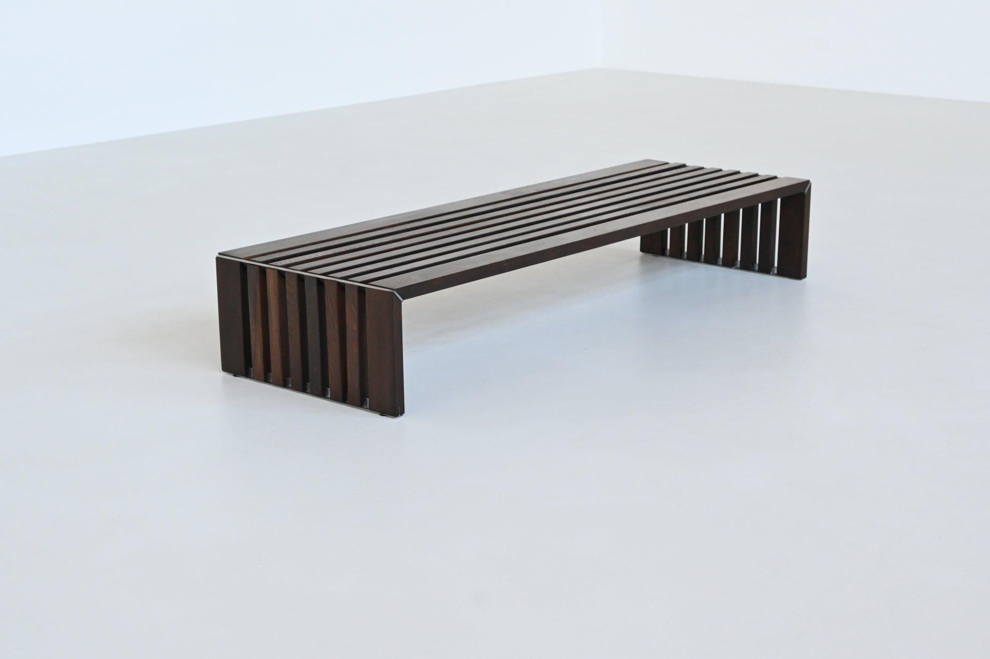 Walter Antonis “Passe Partout” slat bench in ash Arspect The Netherlands 1970 6
