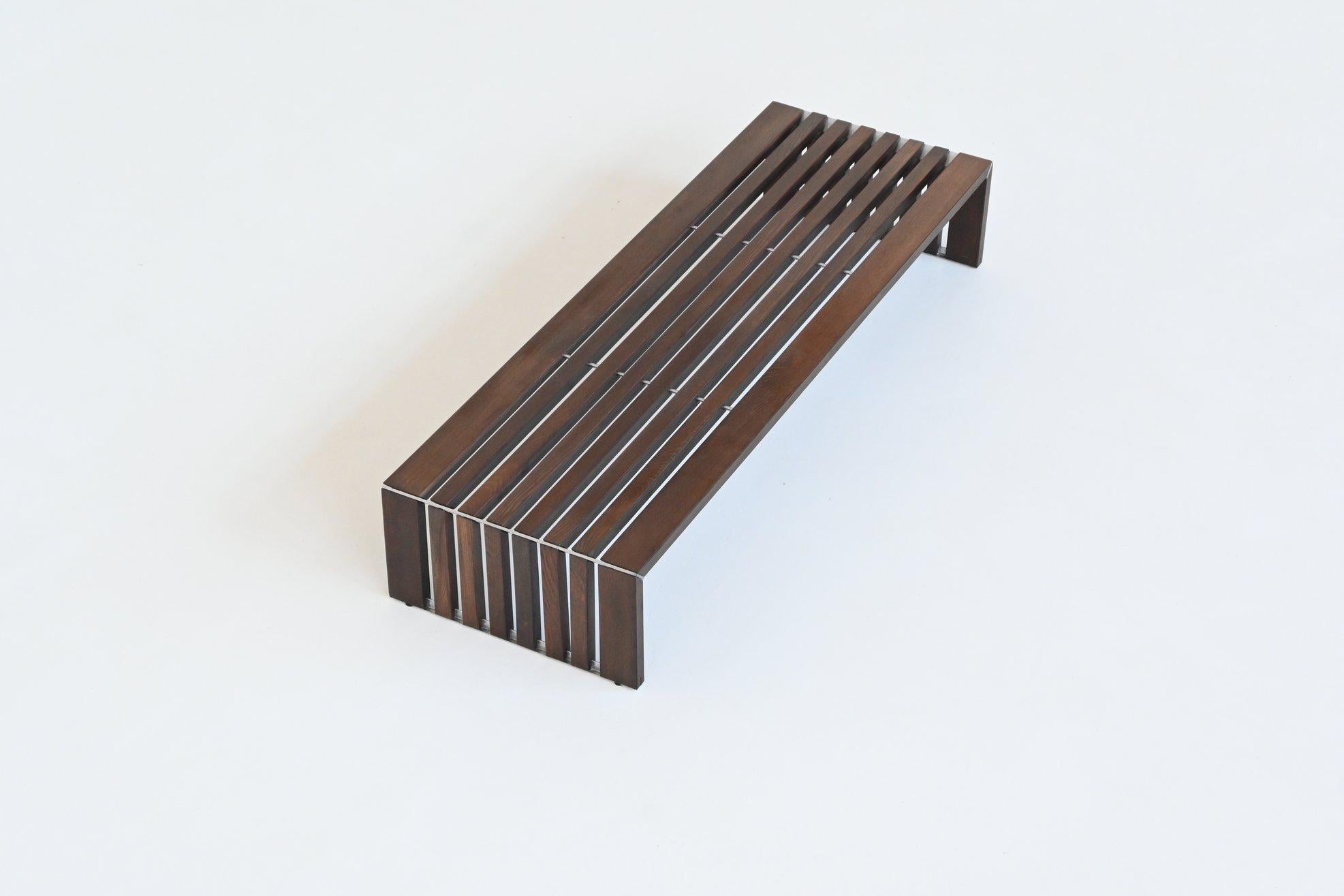 Walter Antonis “Passe Partout” slat bench in ash Arspect The Netherlands 1970 7