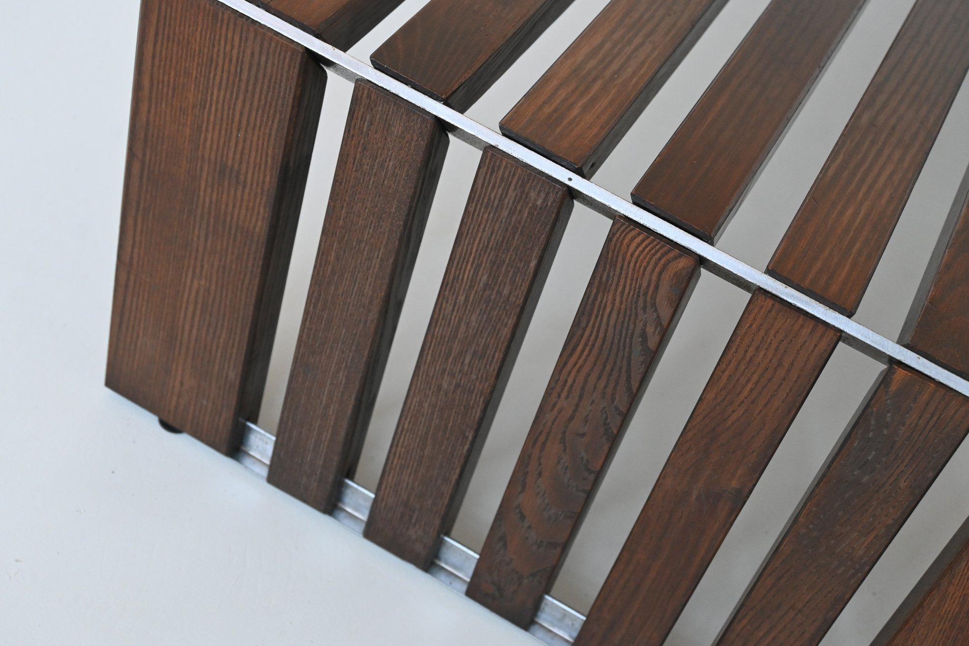 Walter Antonis “Passe Partout” slat bench in ash Arspect The Netherlands 1970 11