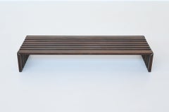 Banco de listones Walter Antonis "Passe Partout" de fresno Arspect Países Bajos 1970