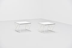 Walter Antonis Side Tables for I-Form Holland, 1978