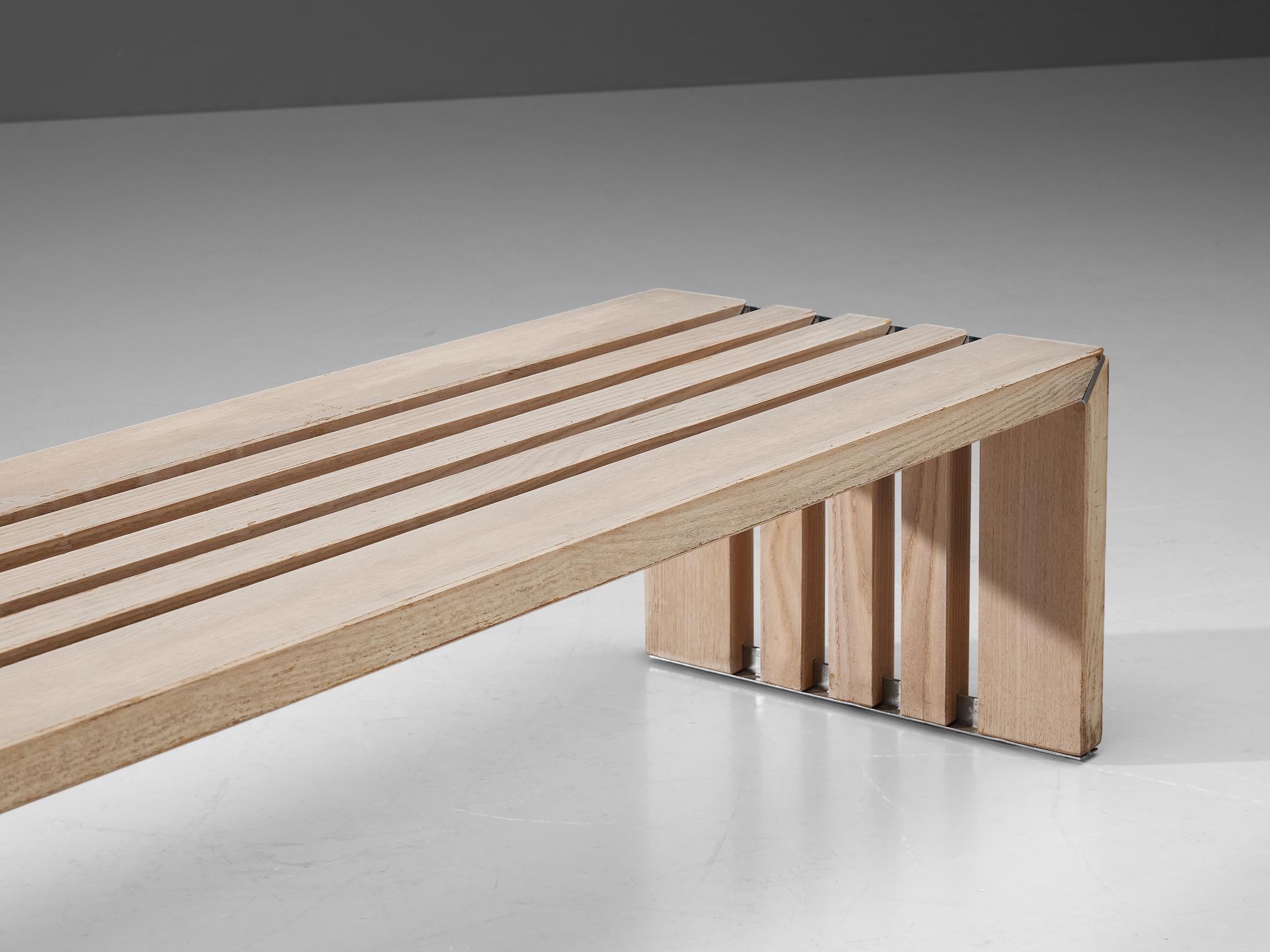 Late 20th Century Walter Antonis for 'T Spectrum Slat Bench in Ash 