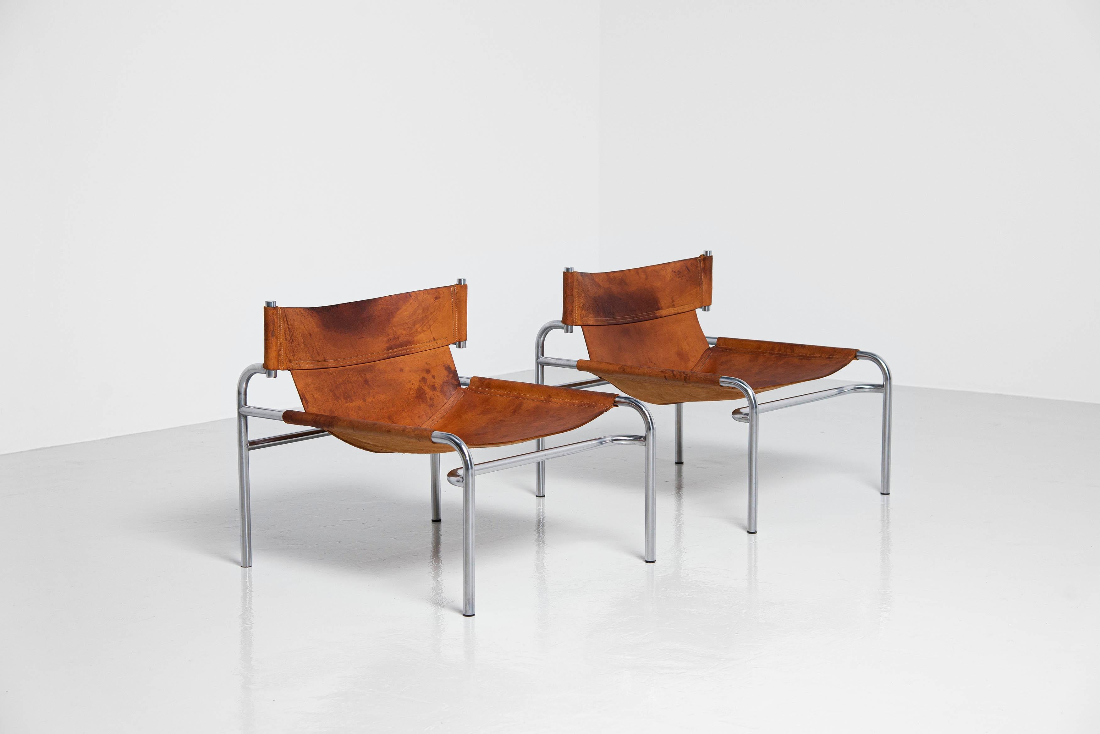 Walter Antonis SZ12 lounge chairs 't Spectrum, Holland, 1971 In Good Condition In Roosendaal, Noord Brabant