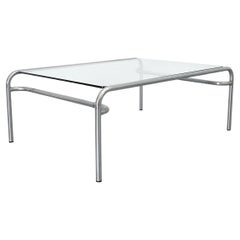 Walter Antonis TE41 Tubular Chrome Coffee Table for ’t Spectrum, 1974