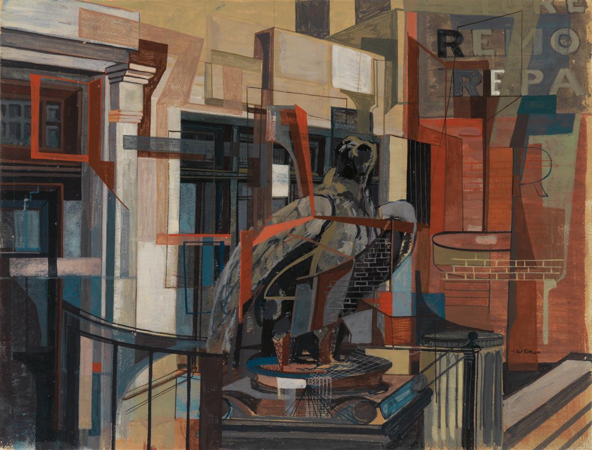 Segunda Avenida, Nueva York - Art de Walter Augustus Simon