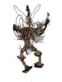 Bent Wire Wall Sculpture