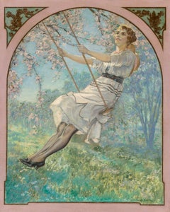 Lady on Swing