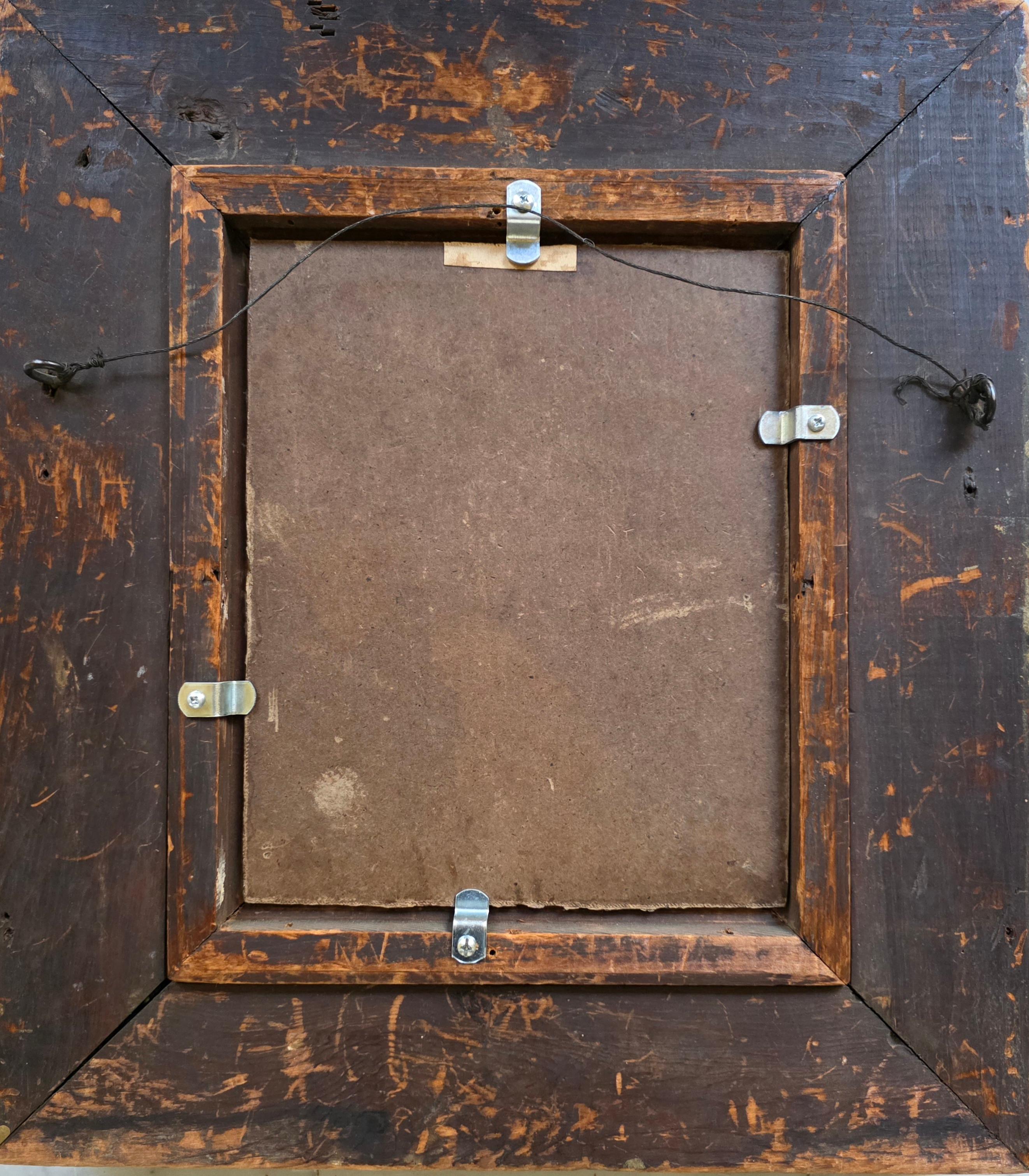 Apfelblüte in einer Vase – Painting von Walter Blackman