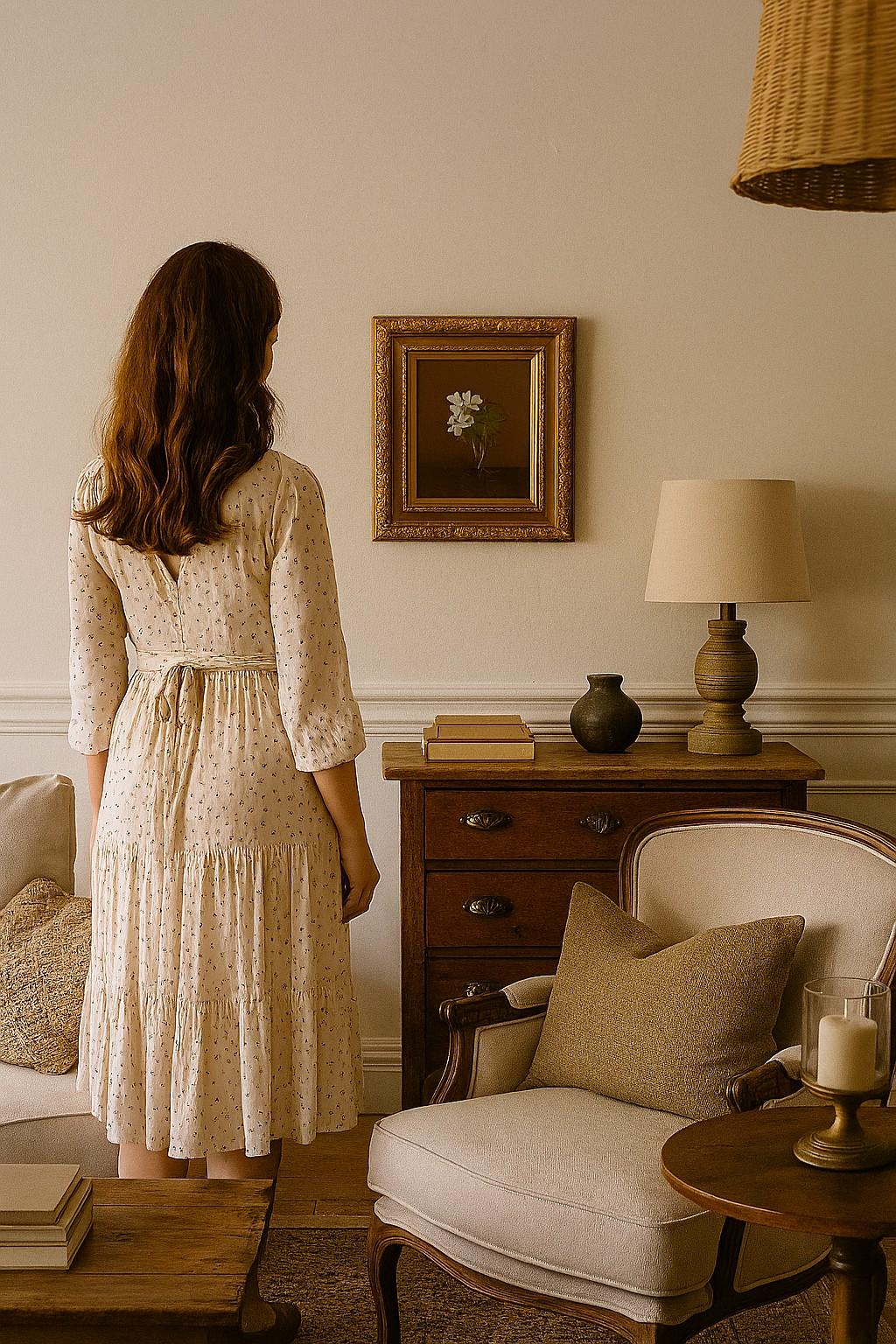 Apfelblüte in einer Vase im Angebot 4