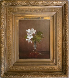 Flor de manzano en un jarrón