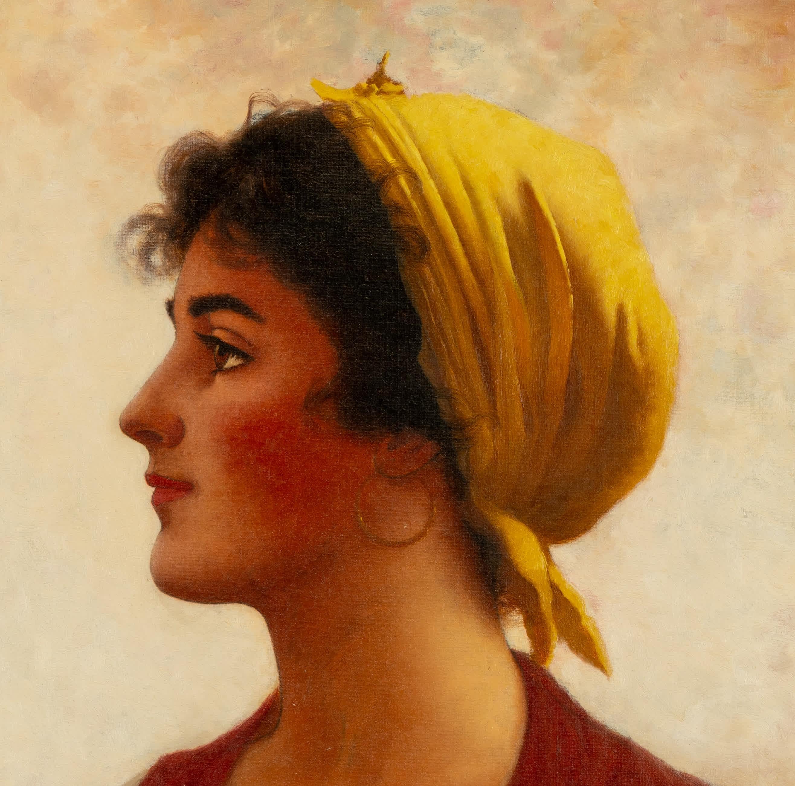 Bellezza giovane - Painting Naturalismo di Walter Blackman