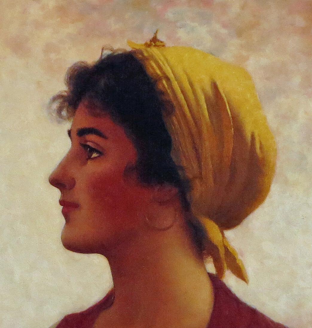 Bellezza giovane - Painting Impressionismo americano di Walter Blackman