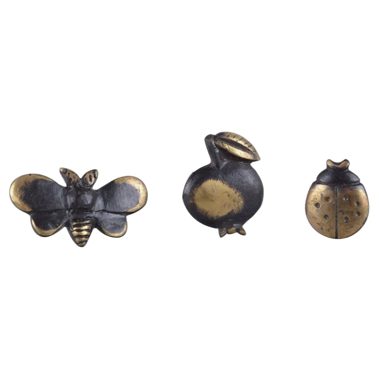 Walter Bosse (1904-1979), Autriche. Trois figurines miniatures en bronze. en vente