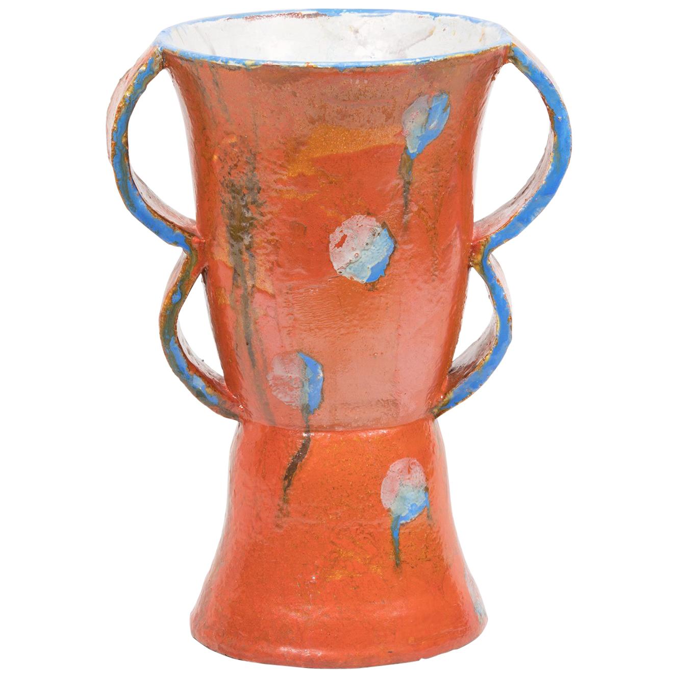 Walter Bosse 1920s Ceramic Vase with Double Handles