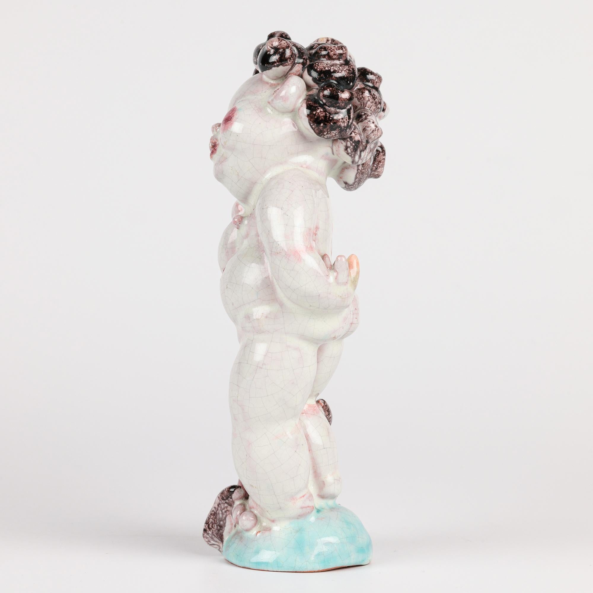 Figura de Cupido de cerámica austriaca Art Déco Walter Bosse en Bueno estado para la venta en Bishop's Stortford, Hertfordshire