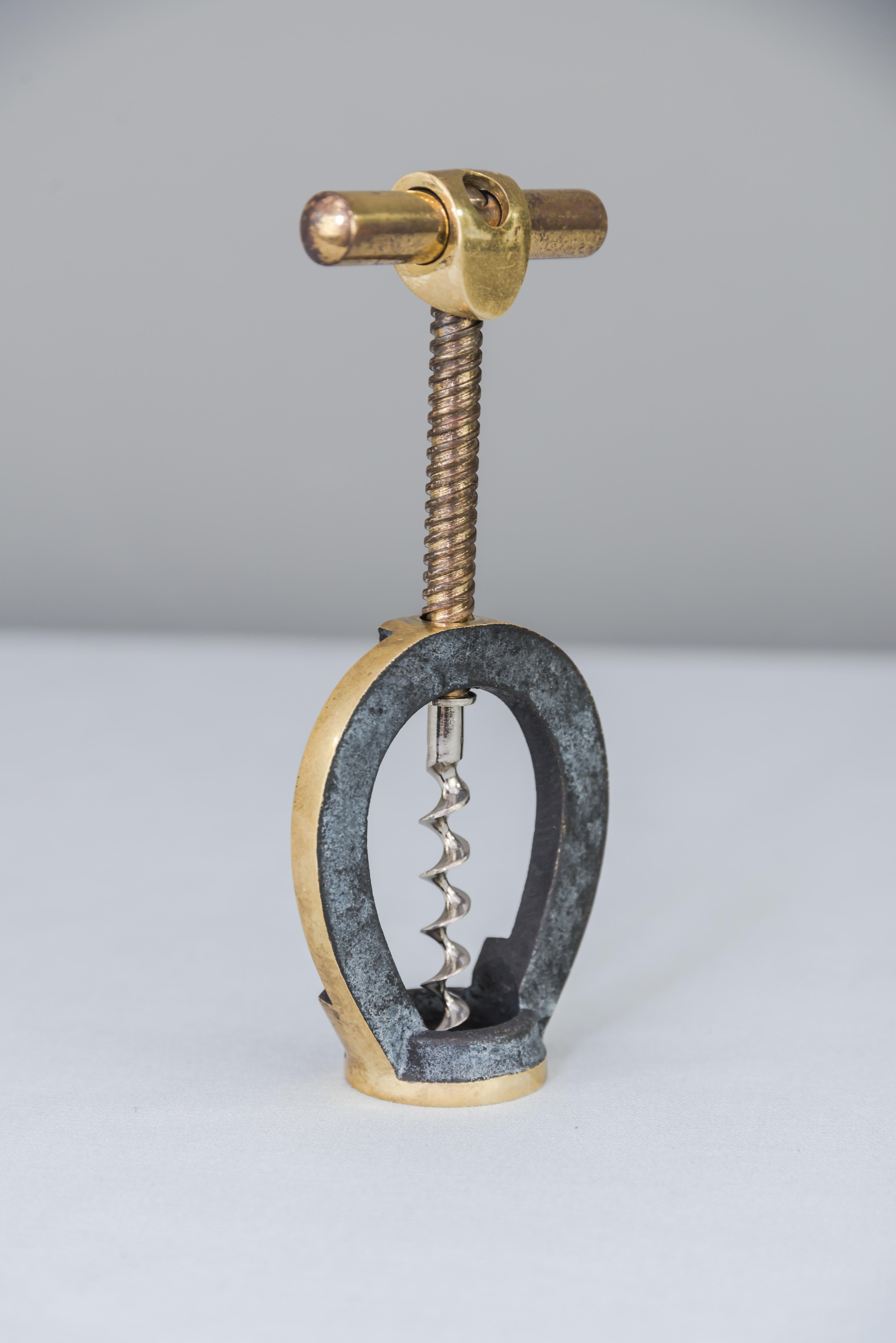 Blackened Walter Bosse Bottle Opener, 1950s