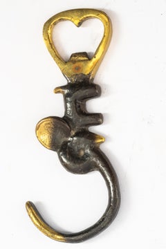 Walter Bosse Bottle Opener Shows a Elephant Vienna Around 1950s