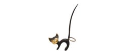 Walter Bosse Brass Cat Figurine Pretzel Holder, Ring Holder