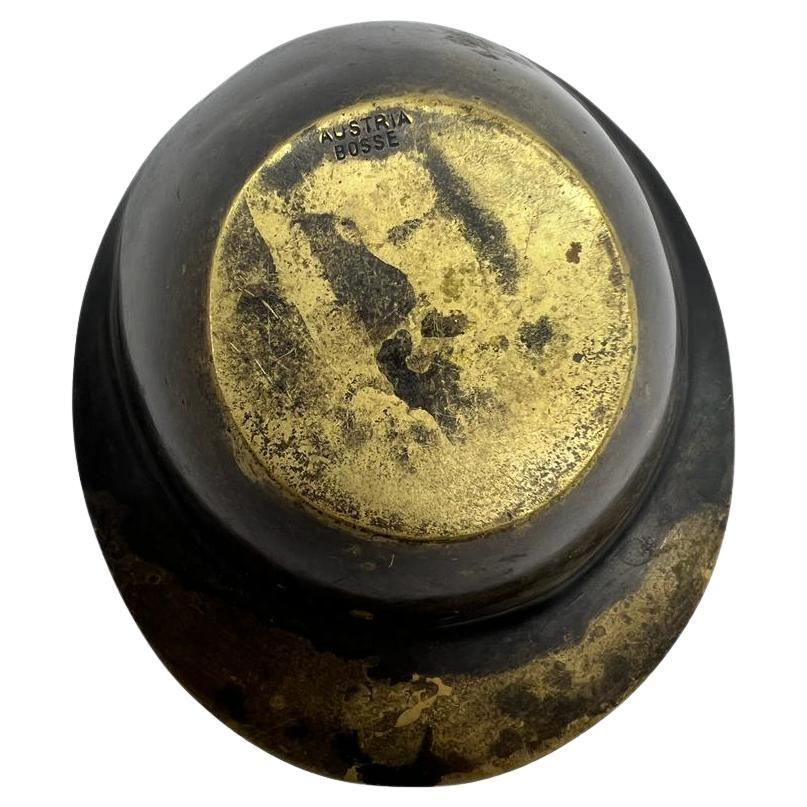 Walter Bosse bronze ashtray from 1950, good condition, Vienna, Austria,