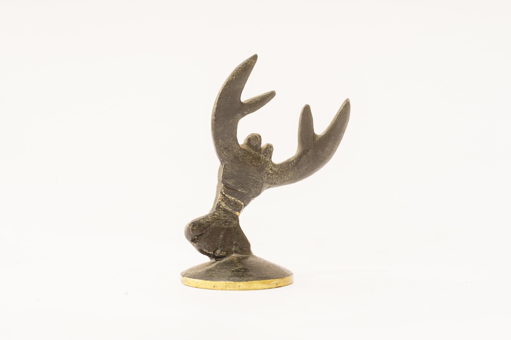 Walter Bosse Cancer Zodiac Sign Brass Figurine, 1950s
Original condition