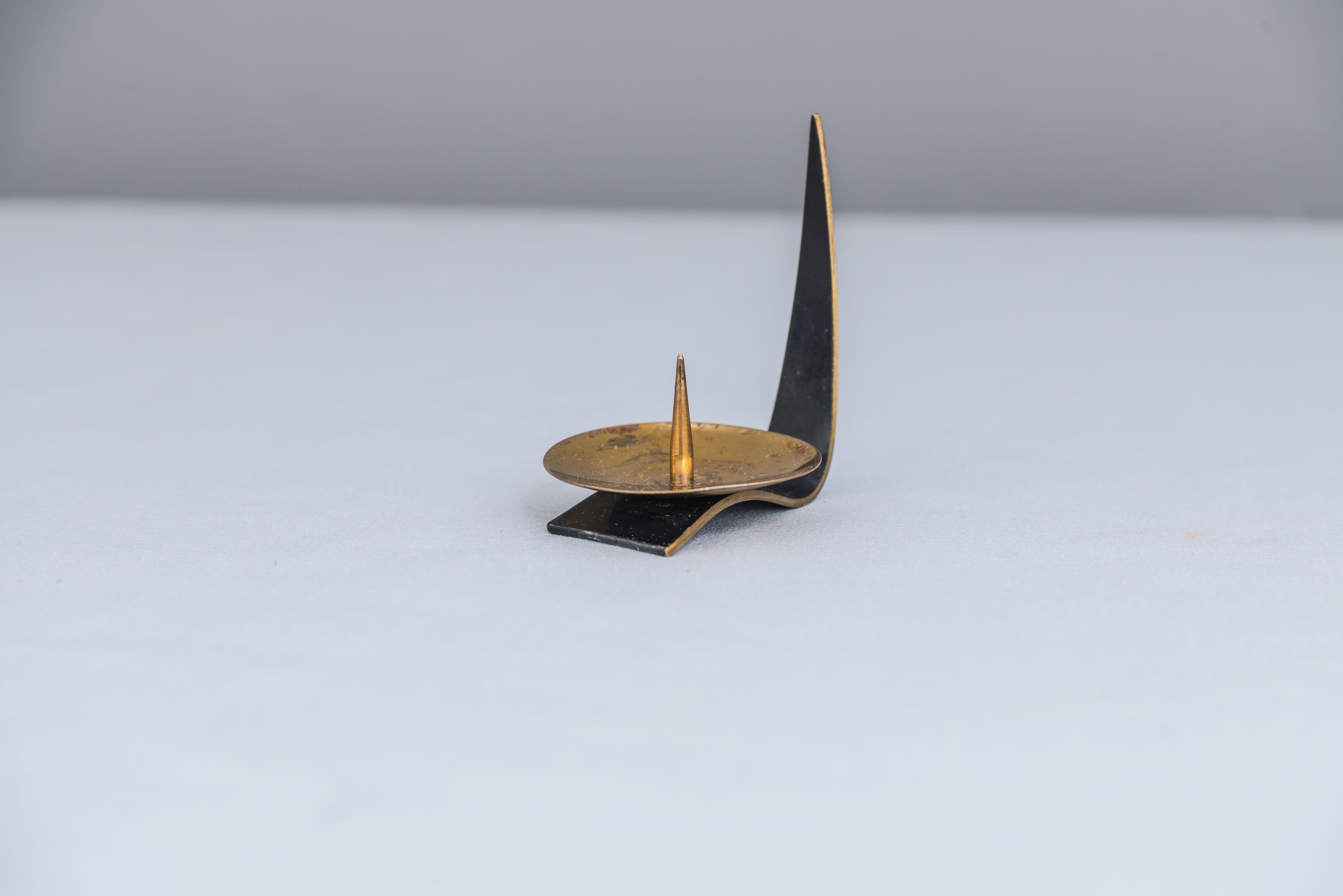 Mid-Century Modern Walter Bosse candle holder around 1950s For Sale