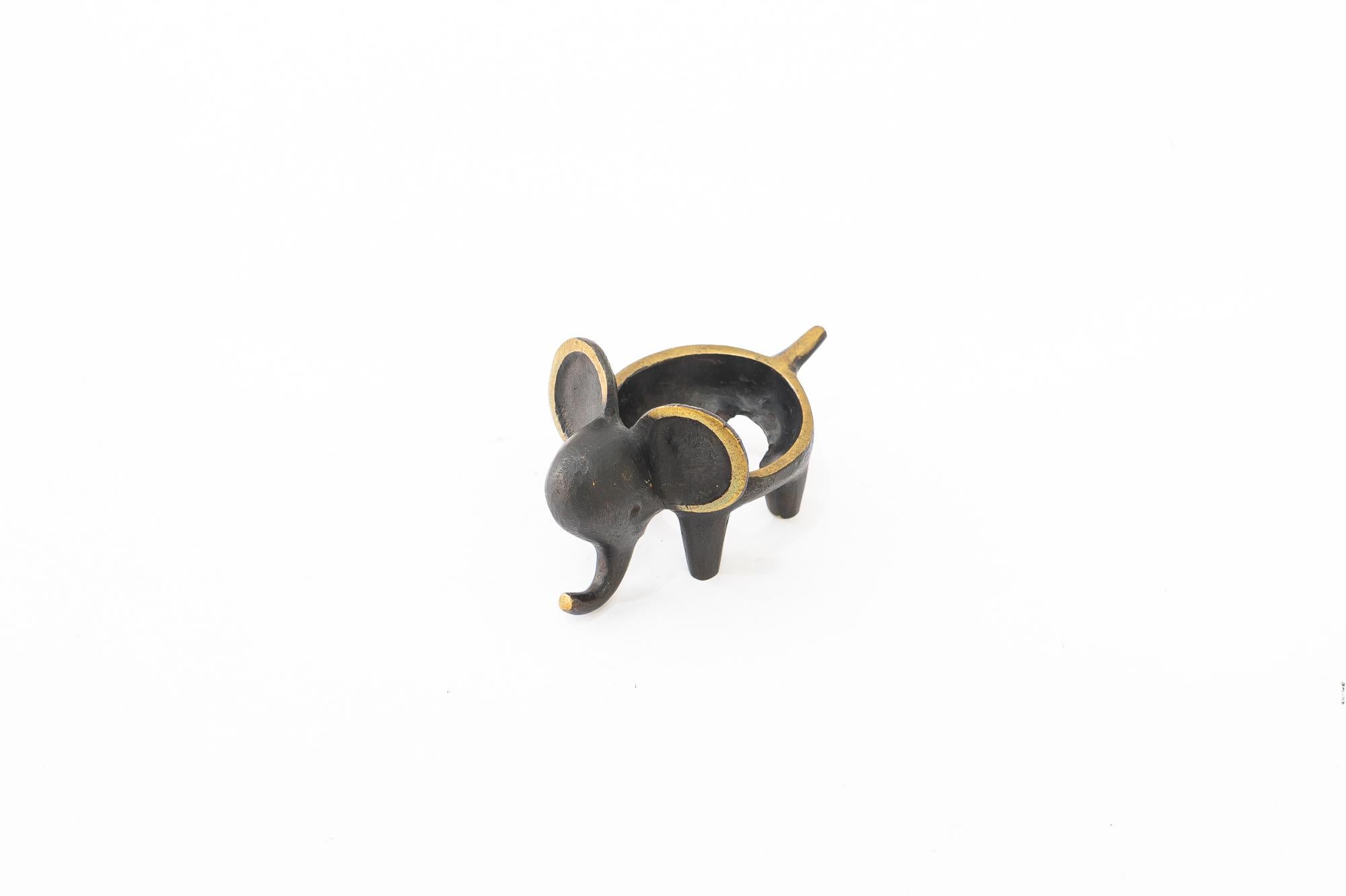 Walter Bosse candle holder shows a elephant vienna around 1950s For Sale 1