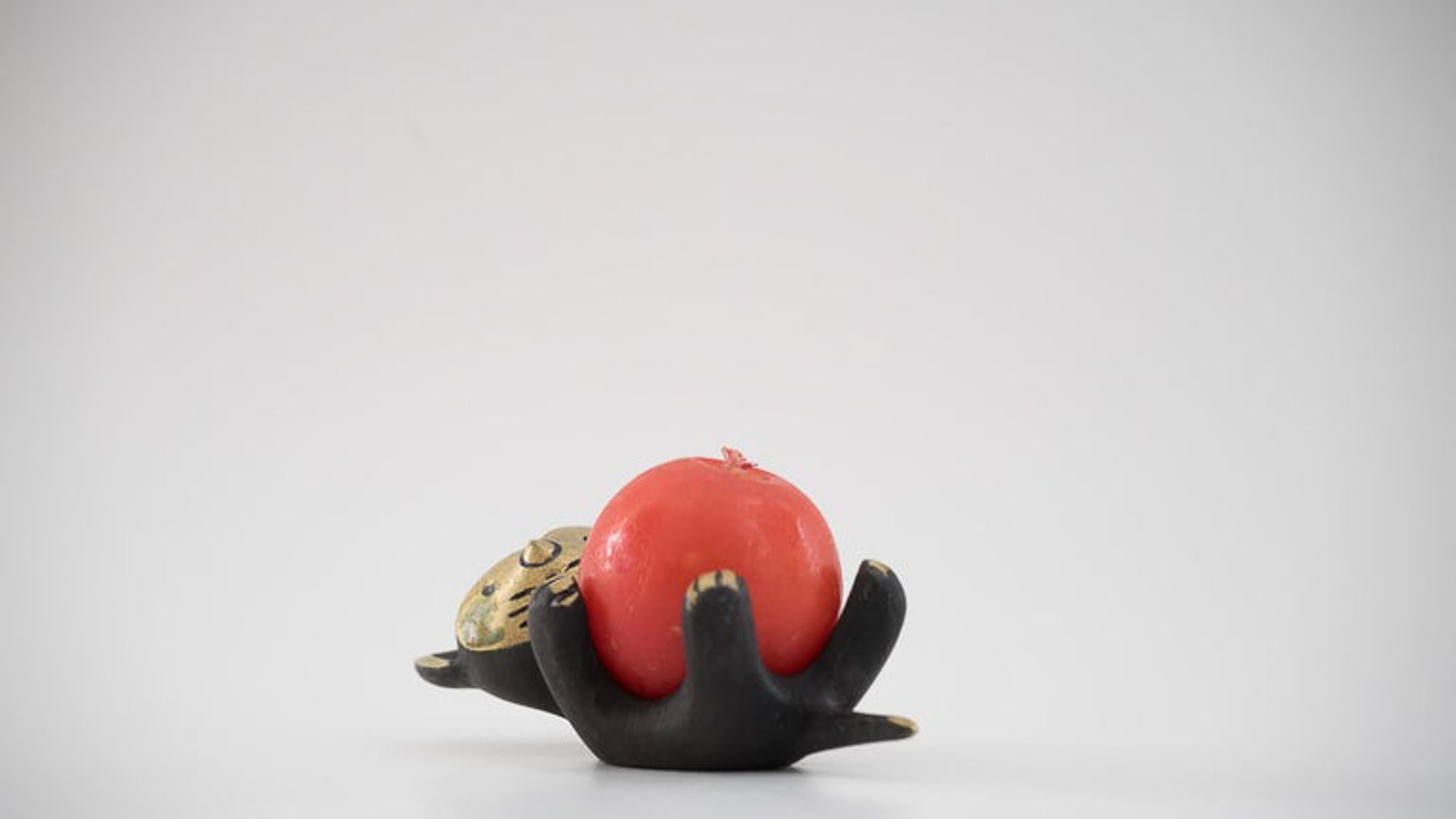 Mid-Century moderno Walter Bosse Portacandele 'gatto' 'marchiato' in vendita