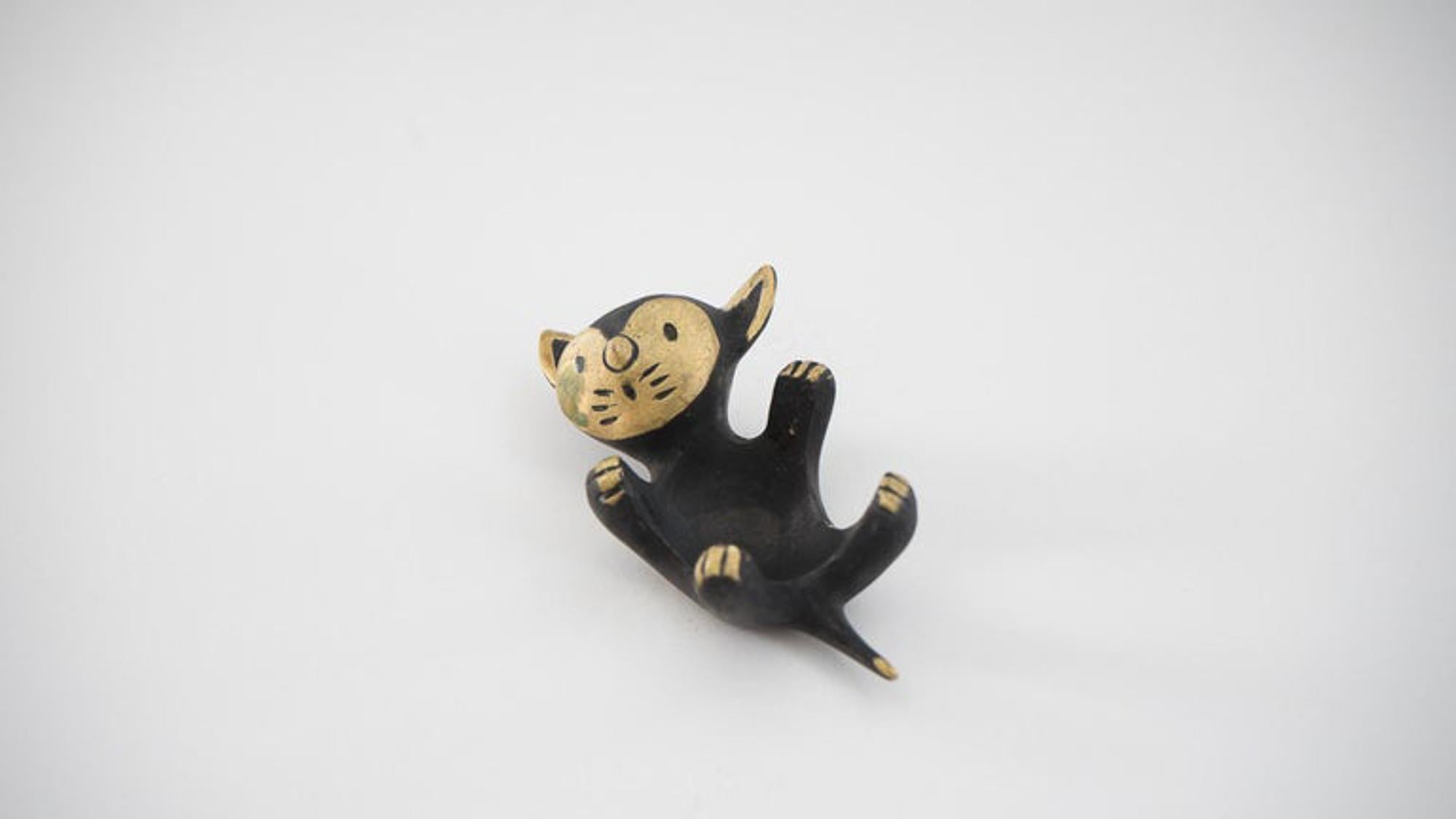 Ottone Walter Bosse Portacandele 'gatto' 'marchiato' in vendita