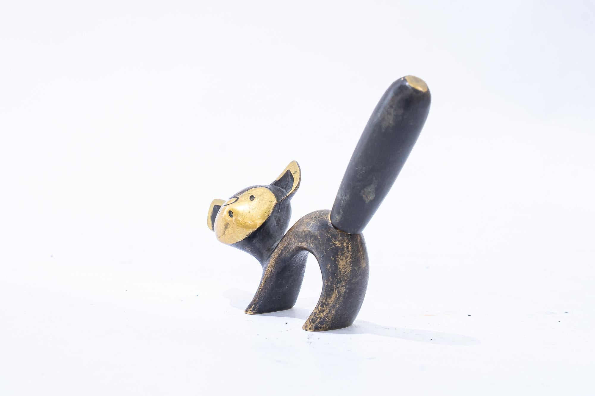 Mid-Century moderno Walter Bosse gatto apribottiglie vienna anni '50 circa in vendita