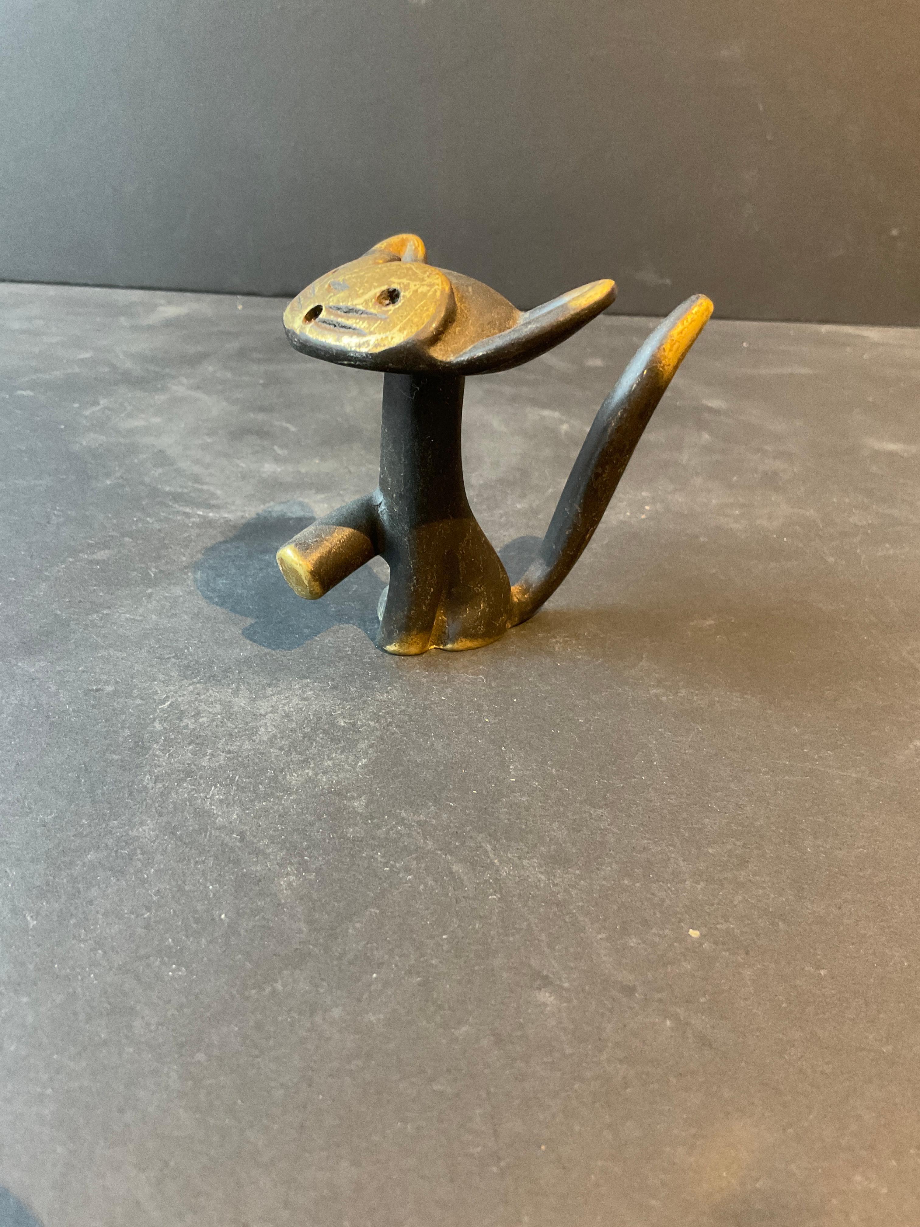 Mid-20th Century Walter Bosse Cat Corkscrew For Sale