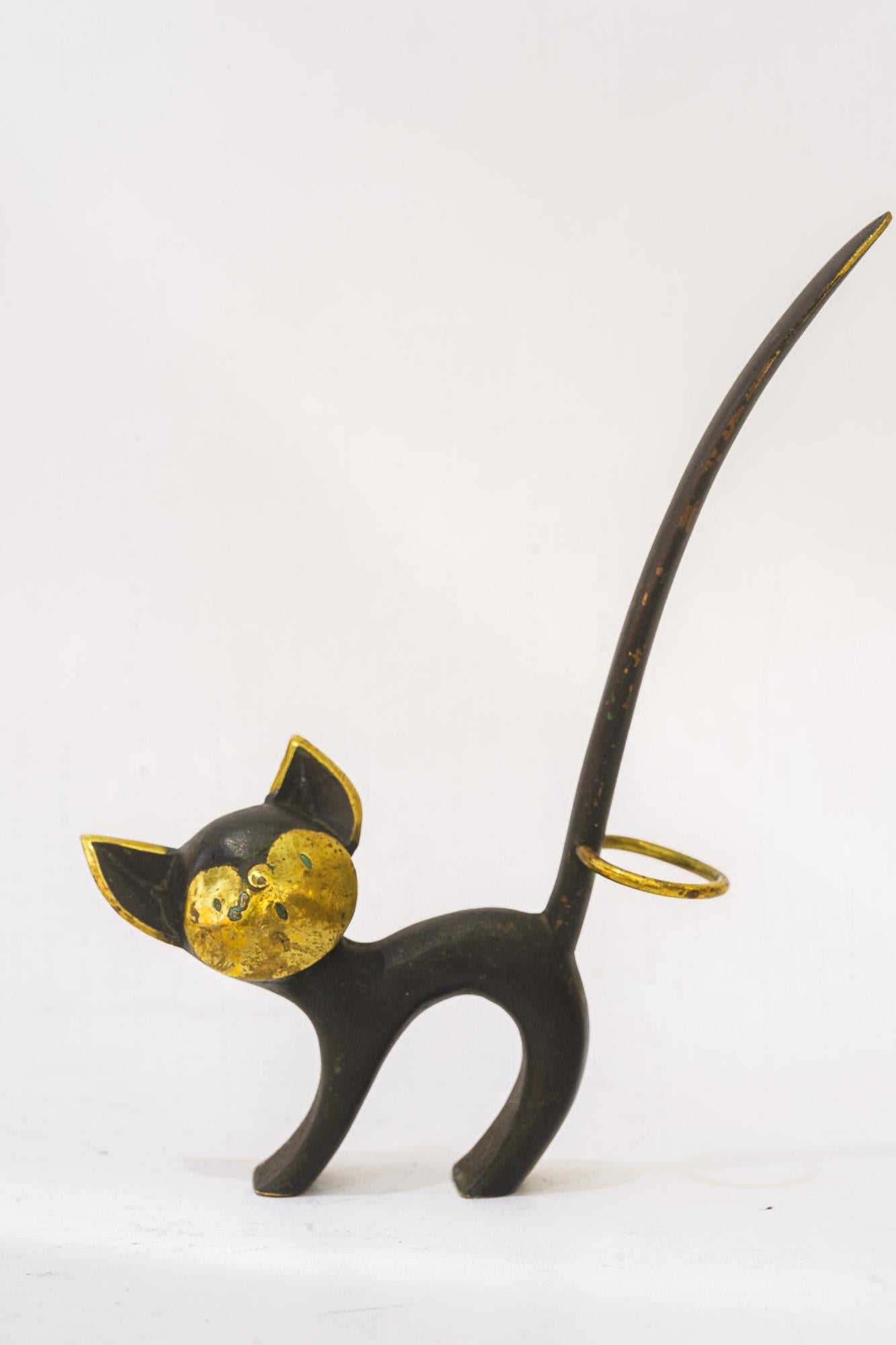 Porta anelli con gatto Walter Bosse, 1950 ca.
Condizioni originali