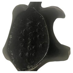 Walter Bosse Cat Ring Holder for Hertha Baller Blackened Aluminium, 1950's