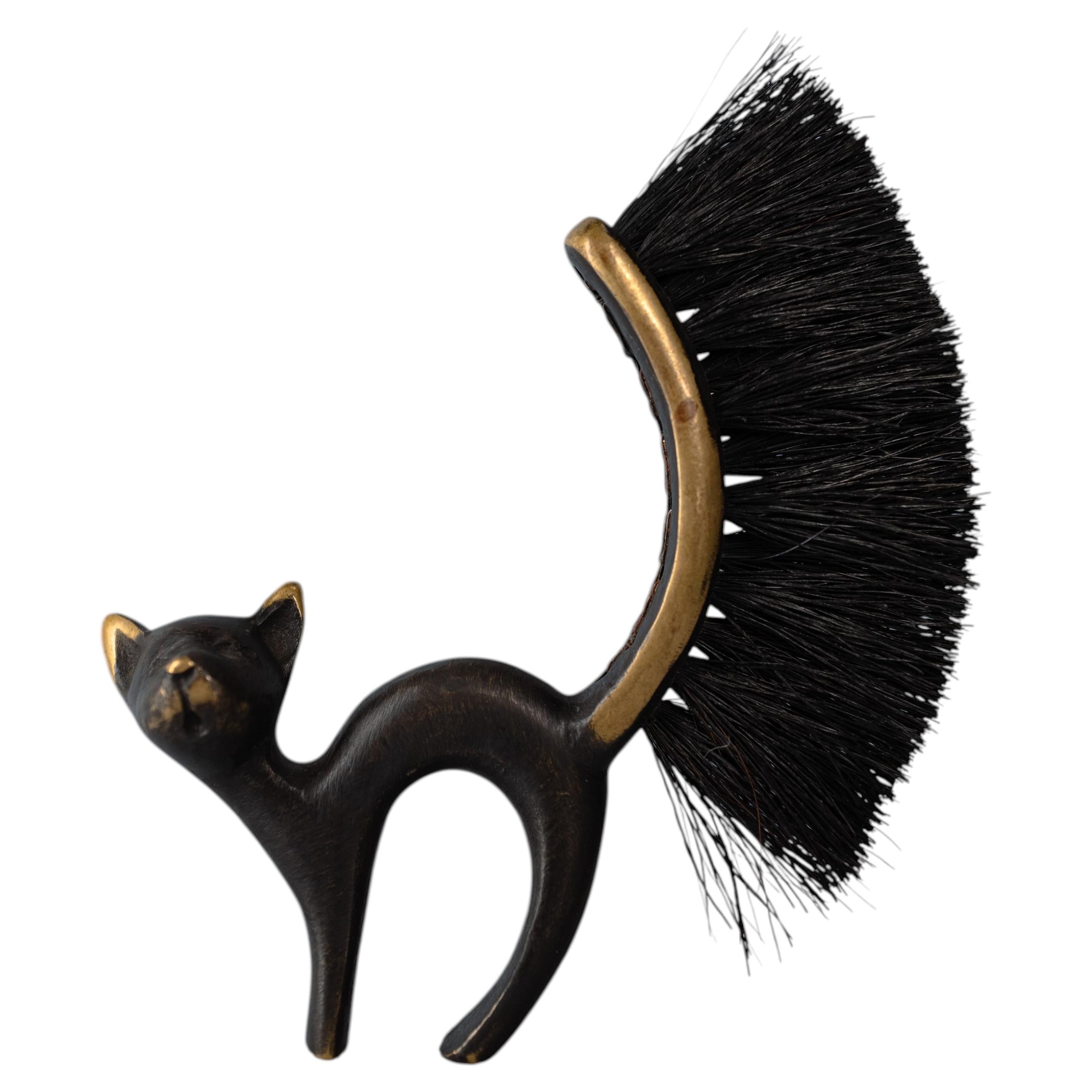 Walter Bosse Cat Table Brush for Hertha Baller, Austria, 1950s For Sale