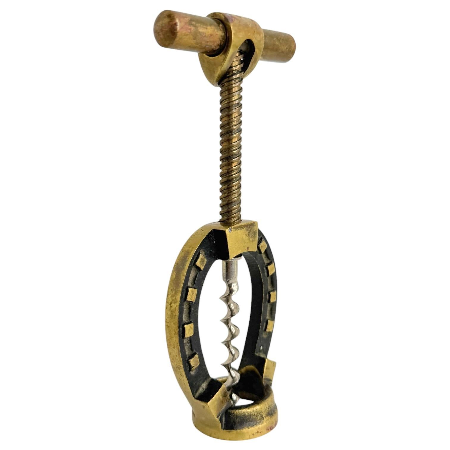 Bronze Walter Bosse Tire-bouchon Fer à cheval Vienne, Autriche, Années 1950, Milieu du siècle en vente