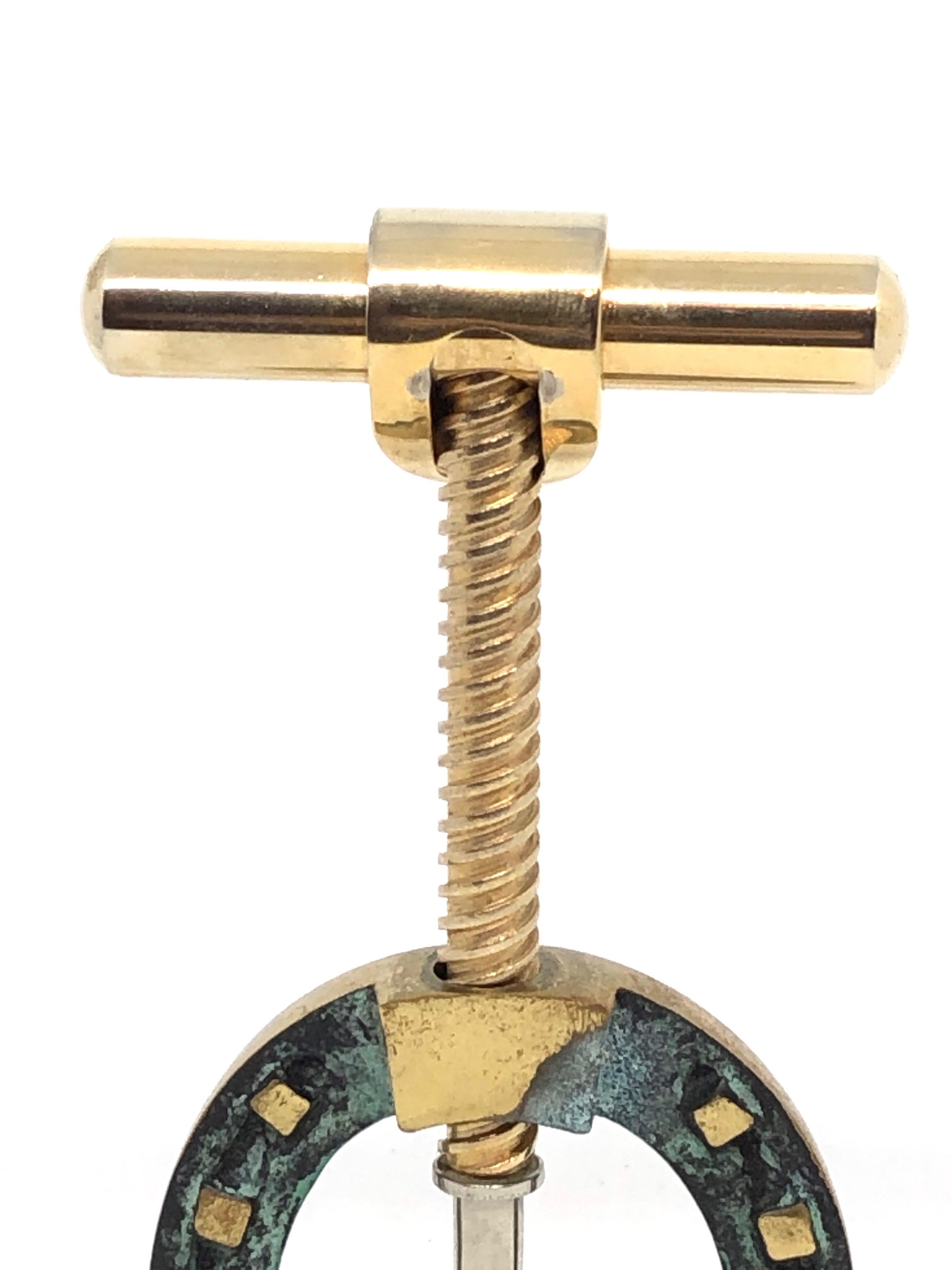 Mid-Century Modern Walter Bosse Corkscrew Horseshoe Vienna, Austria, 1950s, Midcentury