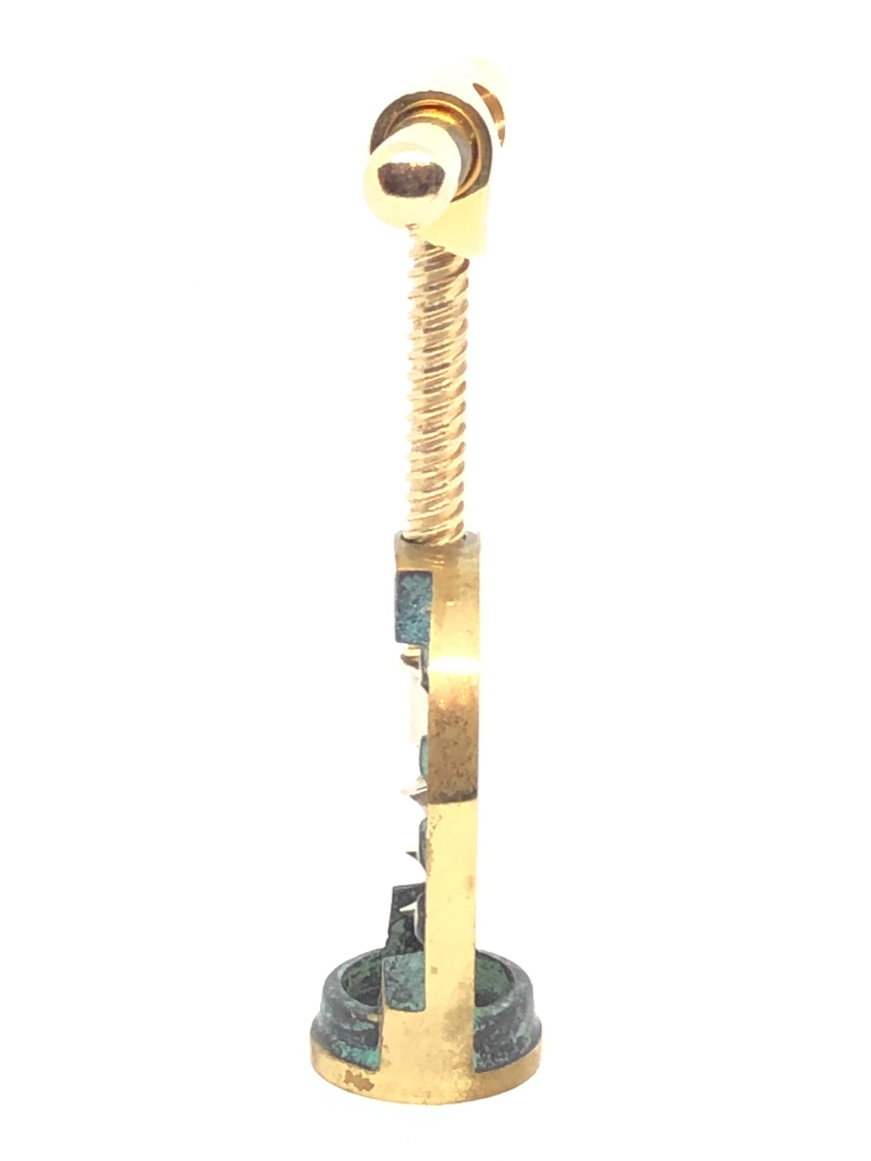 Austrian Walter Bosse Corkscrew Horseshoe Vienna, Austria, 1950s, Midcentury