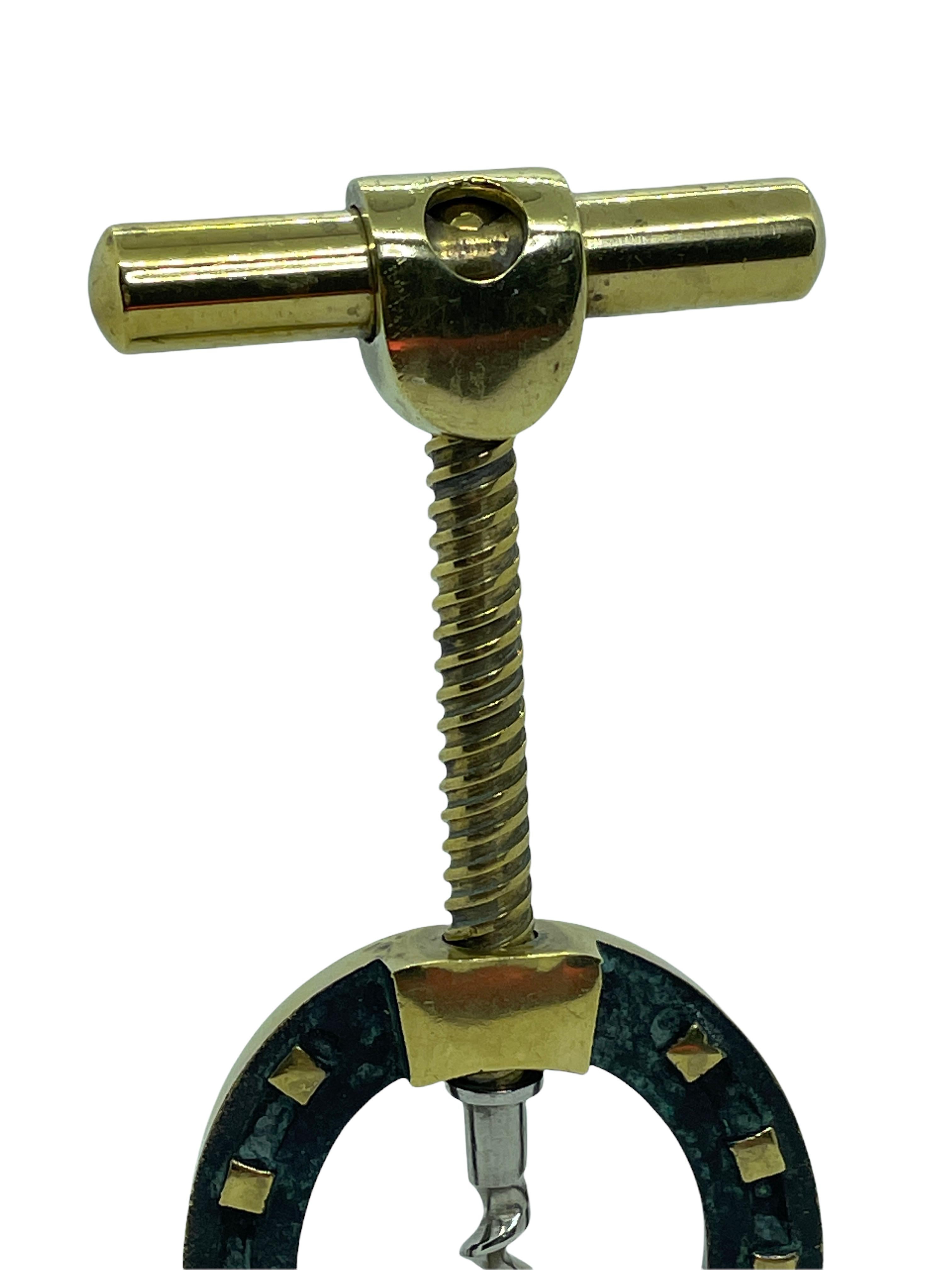 Austrian Walter Bosse Corkscrew Horseshoe Vienna, Austria, 1950s, Mid-Century For Sale