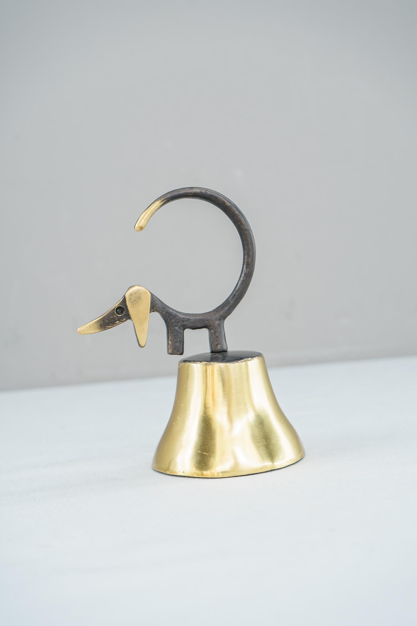 Walter Bosse dachshund dinner bell, 1950s
Original condition.