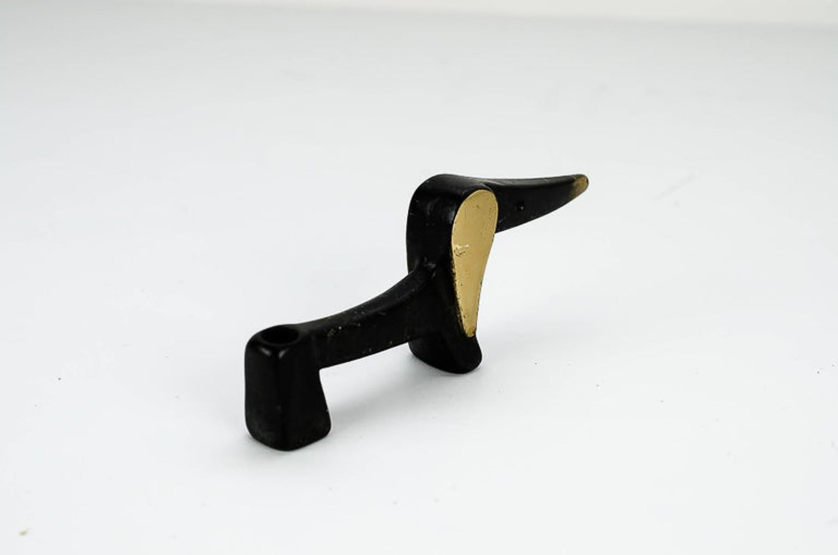 Walter Bosse Dachshund- Stifthalter (Geschwärzt) im Angebot