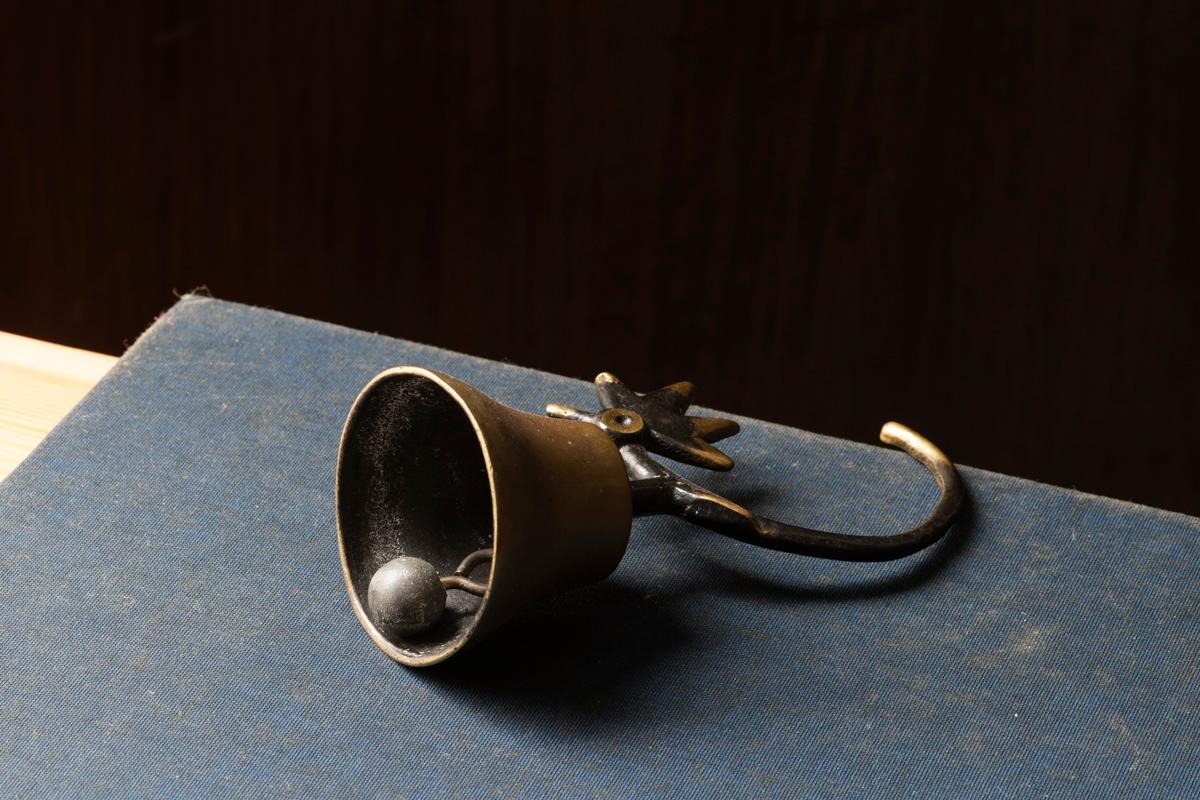 antique brass dinner bell
