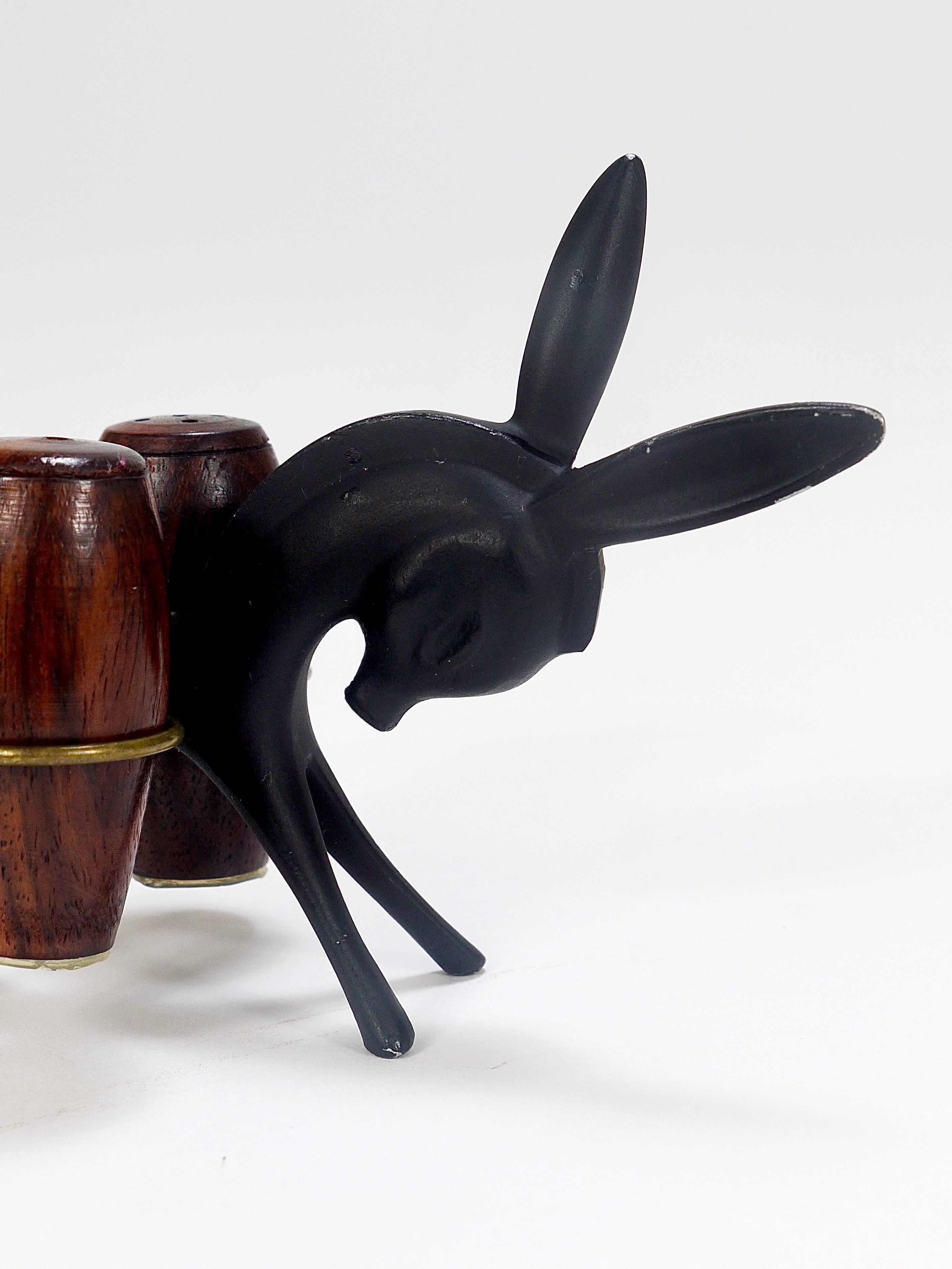 Juego de salero y pimentero burro Walter Bosse, Herta Baller, Austria, años 50 en venta 9