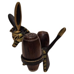 Walter Bosse donkey salt and pepper shakers for Herta Baller, Austria, 1950s