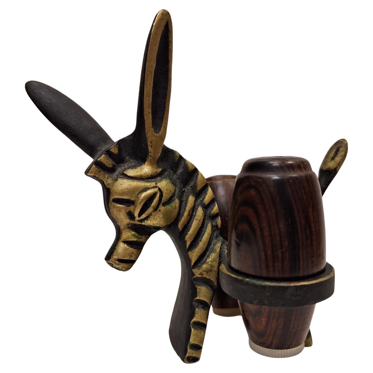 Walter Bosse donkey salt and pepper shakers for Herta Baller, Austria, 1950s