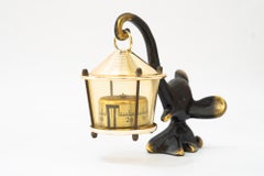 Figurine d'éléphant Walter Bosse avec thermomètre, Autriche, années 1950